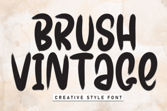 Brush Vintage: A Friendly Display Font with Lasting Appeal