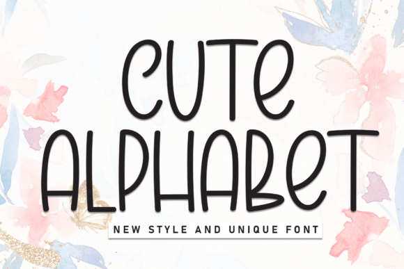 Cute Alphabet: A Playful Yet Polished Font for Modern Design Projects