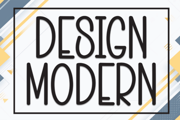Design Modern: A Versatile Display Font for Contemporary Creatives