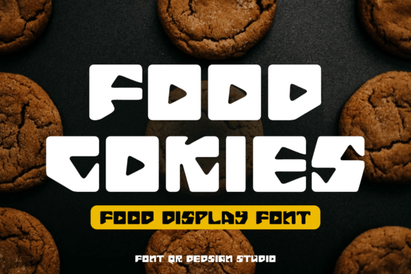 Food Cokies: A Bold Font for Creative Impact in Design Projects