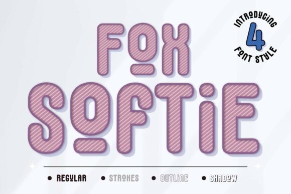 Fox Softie: A Playful Typeface for Dynamic Design Workflows
