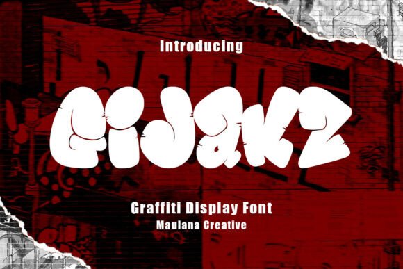 Gijaks: A Quirky Display Font for Every Creator