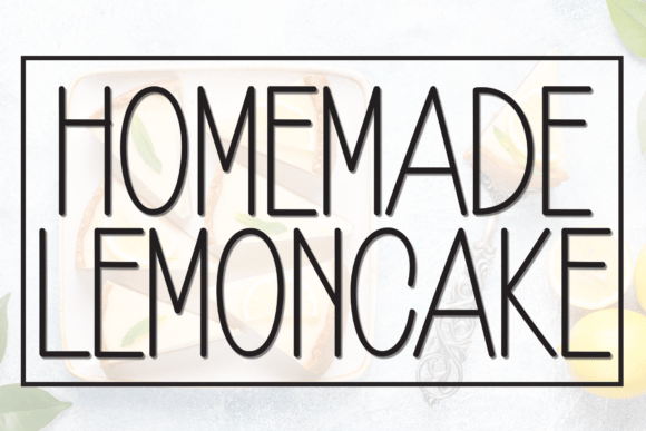 Homemade Lemoncake: A Fresh Approach to Modern Typography Design