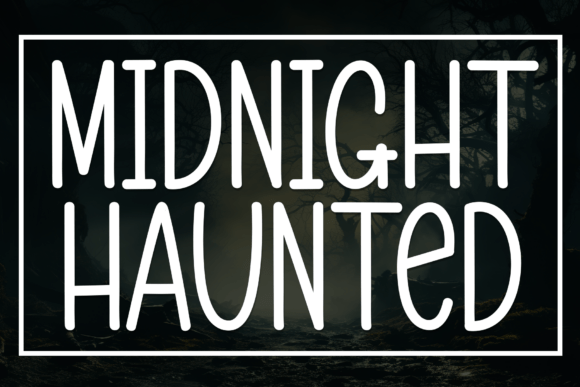 Midnight Haunted: A Friendly Font for Modern Design
