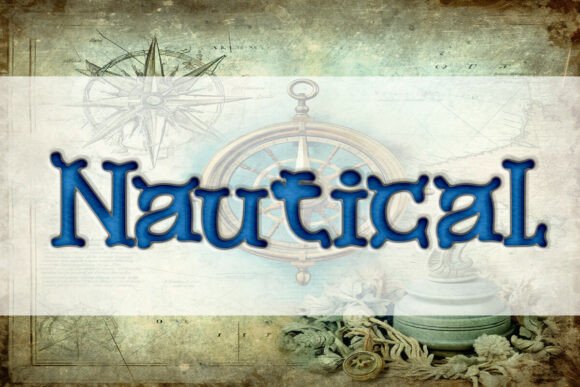 Nautical Font: A Fresh Wave in Design Typography