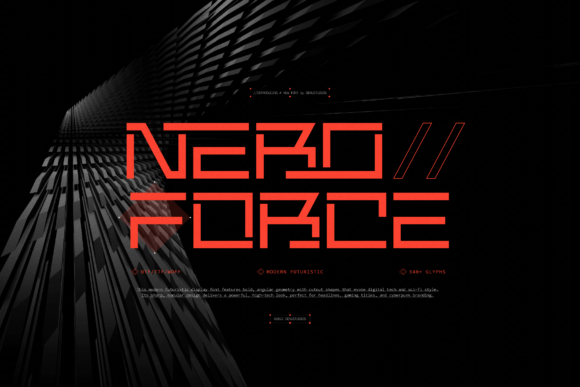 Nero Force: The Bold Typeface for High-Impact Design