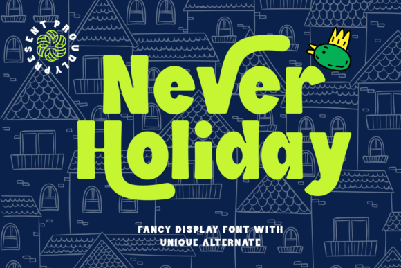 Neverholiday Regular: Strategic Typography for Impactful Design