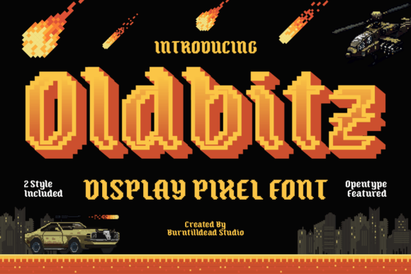 Oldbitz: A Nostalgic Typeface for Modern Designers