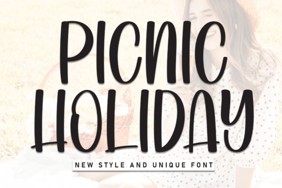 Picnic Holiday: A Cheerful Font for Laid-Back Designs