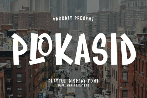 Plokasid: A Playful Typeface for Expressive Design