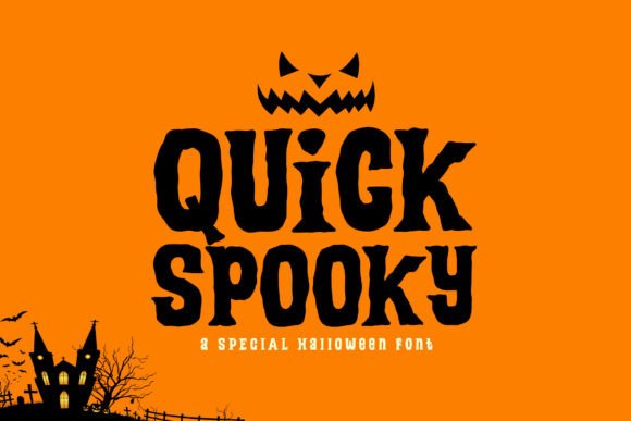 Quick Spooky: A Modern Horror Font with Style
