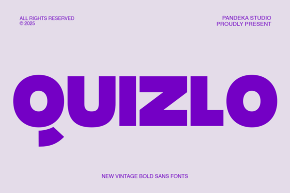 Quizlo: A Playful Font for Bold Food Branding