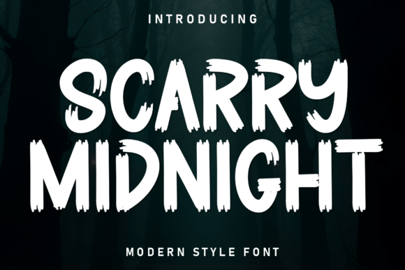 Scarry Midnight: A Versatile Display Font for Modern Design Needs