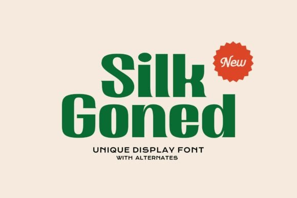 Silk Goned Font: A Stylish Blend of Retro and Modern Design