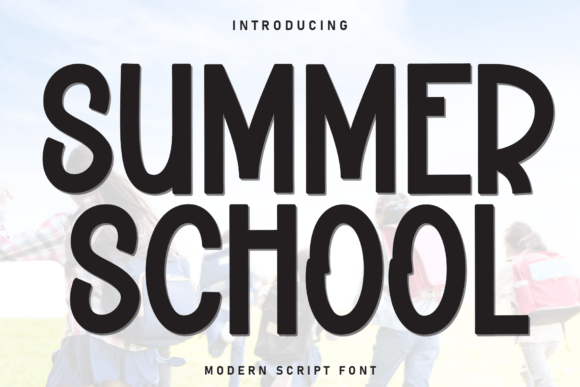 Summer School: A Versatile Display Font for Real-World Design Needs