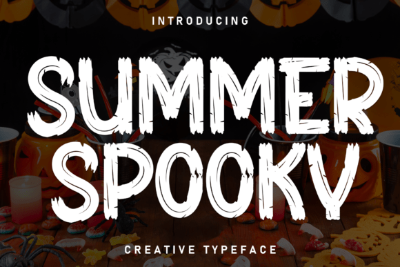 Summer Spooky: A Versatile Display Font for Modern Design Needs