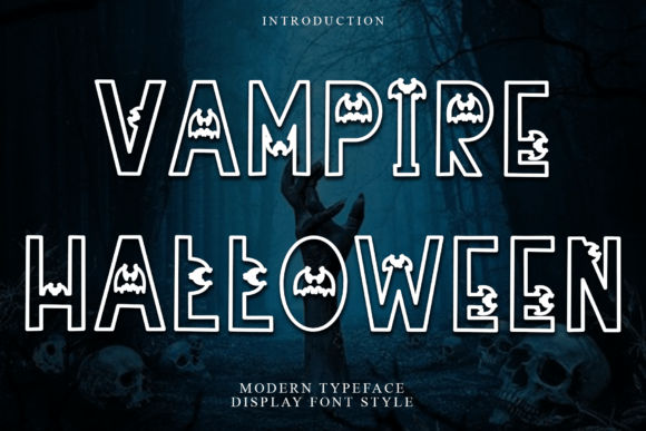 Vampire Halloween Font: Beauty Meets Creativity