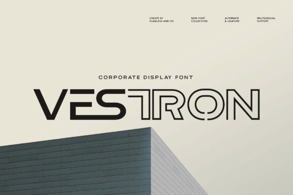 Vestron: The Future of Corporate Typography for Forward-Thinking Brands