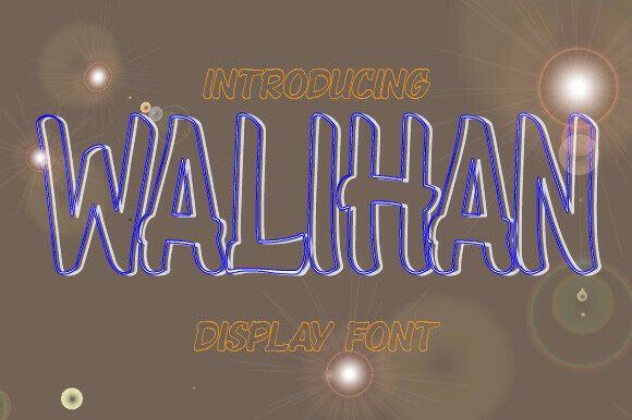 Walihan Regular: A Bold Display Font for High-Impact Design Projects